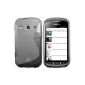 mumbi S TPU Cases Samsung Galaxy Xcover 2 Case transparent black (Electronics)