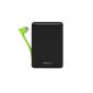 PNY M3000 External Battery Rechargeable 3000 mAh Micro USB cable Black (Accessory)