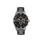Emporio Armani - AR1421 - Men Watch - Quartz Chronograph - Stopwatch - Black Ceramic Bracelet (Watch)