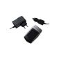 Battery Charger for Sony NP-BG1 for home and on the road 220V 12 / 24V (Electronics)