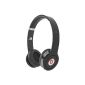 Monster Cable Beats Solo by Dr. Dre High Performance Headphones with Mic function Black (Electronics)