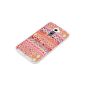 your phone LG G2 Silicone Case Cover zig zag pattern Orange (Accessories)