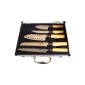 Pradel Excellence KN2009 Suitcase 5 Channel Bamboo Kitchen Knives (Kitchen)