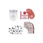 12x Weck jars mini tulip, Content 220 ml incl. Einkochringe, braces and labels (electronic)