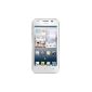 Huawei Ascend G510 Smartphone (11.4 cm (4.5 inch) touchscreen, 5 megapixel camera, 4GB internal memory, Android 4.1) White (Electronics)