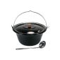 Goulash Kettle 15 liter enamelled lid Original product of Planet Grill from Hungary (garden products)