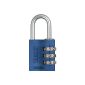 ABUS 466144 aluminum combination lock 145/30, blue (tool)
