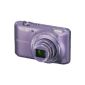 Nikon Coolpix S6400 compact camera (16 megapixel, 12x opt. Zoom, 7.6 cm (3 inches) touch screen) Purple (Electronics)