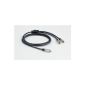 10m OFC Y Subwoofer Cable RCA subwoofer cable 3-fold shielding 10.0 m (electronic)
