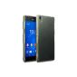 Terrapin Shell Case TPU Gel Case for Sony Xperia Z3 - Transparent Black (Electronics)