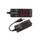 Venti USB detector - USB Power Monitor Digital multimeter voltage tester voltmeter with digital current and voltage display (electronic)