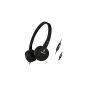 Sound Intone I531 On-Ear Stereo Headphones Lightweight, adjustable and rotating / noise canceling headphones with microphone for PC / Tablet / MP3 / 4 Laptop / Smartphone Most (Black) (Electronics)