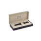 Parker Sonnet fountain pen S0817950 (epoxy-coated brass with gold) Matte Black (Office supplies & stationery)