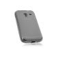 mumbi TPU Silicone Case Samsung Galaxy Ace 2 Case transparent white (Wireless Phone Accessory)