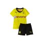 PUMA Kids Replica Jersey BVB Home Minikit without Socks with sponsor logo (Sports Apparel)