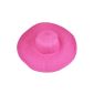 Smallwise Trading Damen slouch hat sun hat straw hat summer hat hat lady's hat Many Colors (Pink) (Textiles)