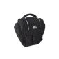 Pedea bag for Panasonic Lumix DMC-G5KEG, Canon EOS 6D, 600D, 650D, 700D, Nikon D5200 (space for Body and lens, with strap and accessory tray) (optional)