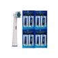 Frost® Pack 12 (3x4pcs) Replacement brush - Generic Flexisoft compatible with Oral B Precision Clean