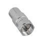 10 pieces InLine Adapter F connector (SAT) on IEC connector (antenna) (Electronics)
