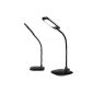 BESTEK® modern LED table reading lamp or desk-rechargeable & flexible with ceramic feet (Black) (Office Supplies)