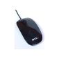 BIGtec optical 3 buttons Slim USB Mouse black, 1000dpi, extremely flat, easy handling, only 2.8cm high, PC mouse, notebook mouse, laptop mouse, mouse design low profile, extremely light (45g without cable) by very simple handling (Electronics )