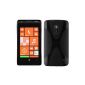 Cadorabo ®!  X TPU Silicone Case for Nokia Lumia 620 in black (Wireless Phone Accessory)