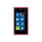 Nokia Lumia 800 Smartphone (9.4 cm (3.7 inch) touchscreen, 8 megapixel camera, Windows Phone Mango OS) fuchsia (Electronics)