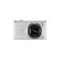 Samsung WB350F Smart Digital Camera (16 Megapixel, 21-fach opt. Zoom, 7.6 cm (3 inches) touch screen) white (Electronics)