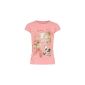 Gato Negro, t-shirt with horse print for girls in pink (salmon more)
