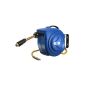 AS - Schwabe 12612 automatic compressed air hose reel 10m blue 10m PVC hose 10x16, IP20 indoors (tool)