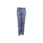 MG-1 woven pajama pants - pajamas - trousers, home wear navy blue white checkered (Textiles)