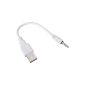 Jack Adapter Cable USB Charger for Apple iPod Shuffle 2 Generation 1GB / 2GB (Electronics)