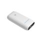 V7 4400mAh Portable External Battery Power Bank charger (4400mAh) battery charger for iPhone 6 5S 5C 5 4S, iPad, Galaxy S5 S4 S3 Note Tab 3, other smartphones and tablets (White) (Wireless Phone Accessory)