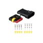 5 Connector Kit 1.5mm jack 4 Channel Waterproof Raincoat For Car Boat