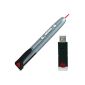 August LP170S - Cordless Presenter with Red Laser Pointer - Cordless Powerpoint Remote with 