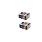 5-pack Compatible HP364XL high capacity ink cartridges for printing B109a B109n Photosmart B109d B109f B110a B111 B211 C410 B110c B110e B210a B210C C309a C410b C310A C309n C309g B209a B010a B209c B8550 B8553 C5324 C5380 C5383 C5390 C6300 C6324 C6380 D5400 D5460 5510 5515 6510 With 7510 Chip Ink Cartridges - TWO SETS TWO MORE BLACK (Office Supplies)