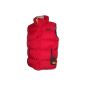 CATERPILLAR quilted vest for size storm red man ML XL XXL