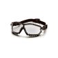 Pyramex GB1810ST V2G Safety Goggles with dust protection and anti-shock gray screen (Tools & Accessories)