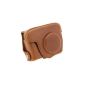 Camera bags PU Leather Case for Canon Powershot G15 Brown (Accessory)