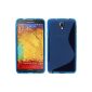 Silicone Case for Samsung Galaxy Note 3 Neo - S-style blue - Cover PhoneNatic ​​Hard Case (Electronics)