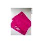 Golf Towel | Golf cloth | embroidered with your name | 45x45 cm different colors (Misc.)
