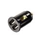 Hama USB Car charger (2x USB, 2000mA, 12V) for smartphones, tablets, mobile phones and MP3 players (optional)