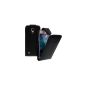Cover / Case Flip for Samsung Galaxy S4 Mini / GT-i9190 - Black (Electronics)