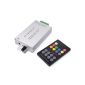 XCSOURCE® aluminum 12v / 24V12A music control 18 Button RF Remote Control for LED Strip Light Strip 5050 RGB stripe Strifen 3528 LD247