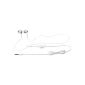Sennheiser Headsets MM50iP-Ear Stereo White with microphone for iPhone (Electronics)