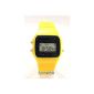 Watch Watch Color Child / Children - dial 3.3 cm - available in 10 colors - Digital Watch - Plastic strap - AccessoriesBySej gift pouch offered - AccessoriesBySejTM - yellow (Watch)