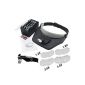 Roilois professional.  End loupe loupes loupes Magnifying Glasses With 4PCS With LED Light (Electronics)