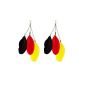 WM Germany feather earrings (jewelery)