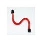 Opexia - Power Extension Cord 8-pin ATX Mainboard - 25cm - Red jacket (Electronics)