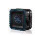 deleyCON SOUND TERS - rock mini tank BT - Mini Bluetooth Speaker Box Wireless Waterproof - black - for Mobile Phone & Co - OUTDOOR - [rain protected] (Electronics)
